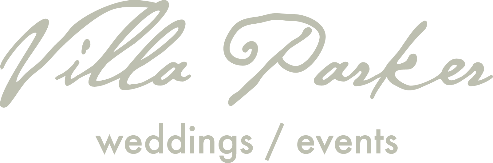 villa parker_weddings events logo